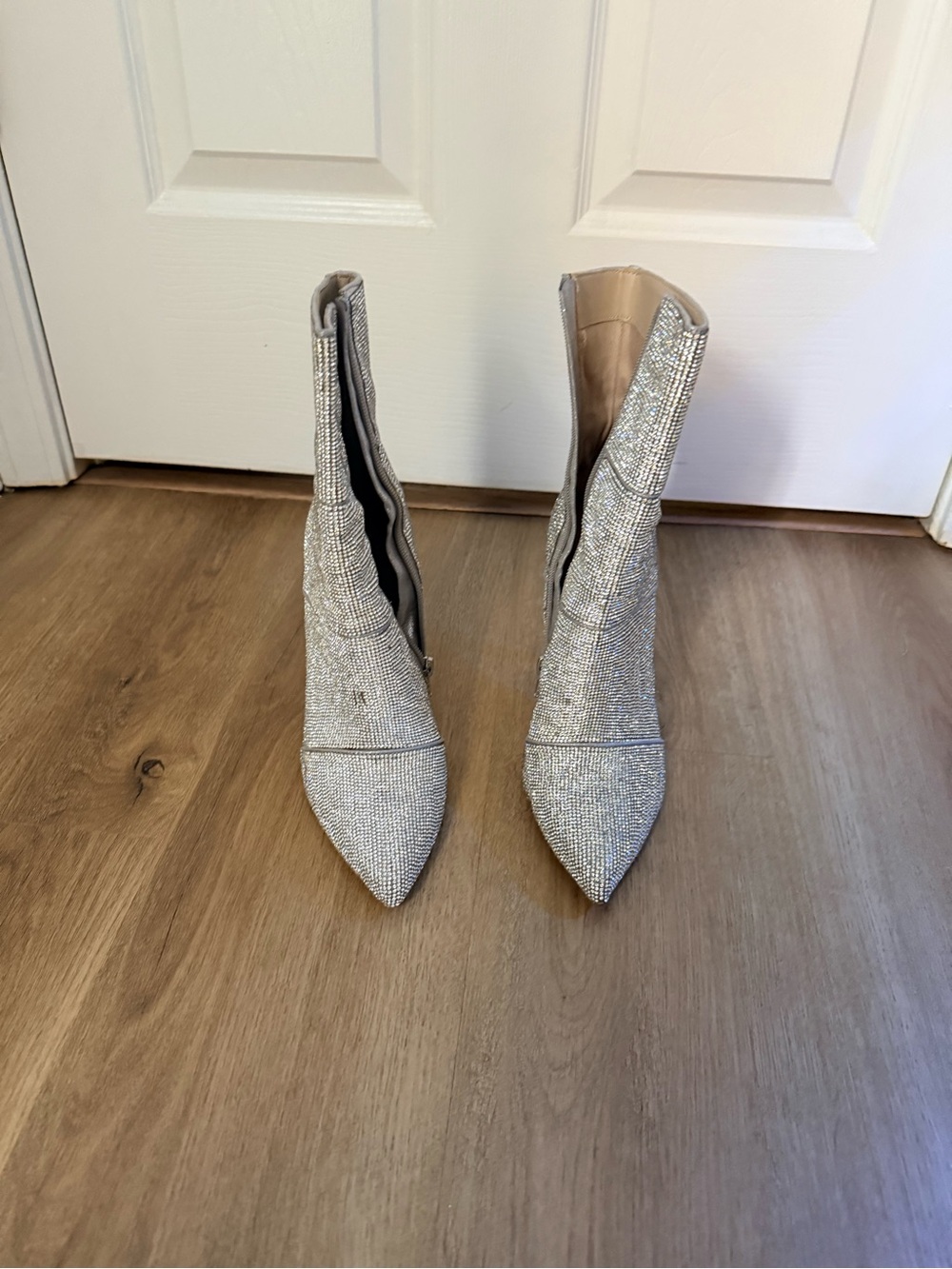 Steve Madden rhinestone ankle boots